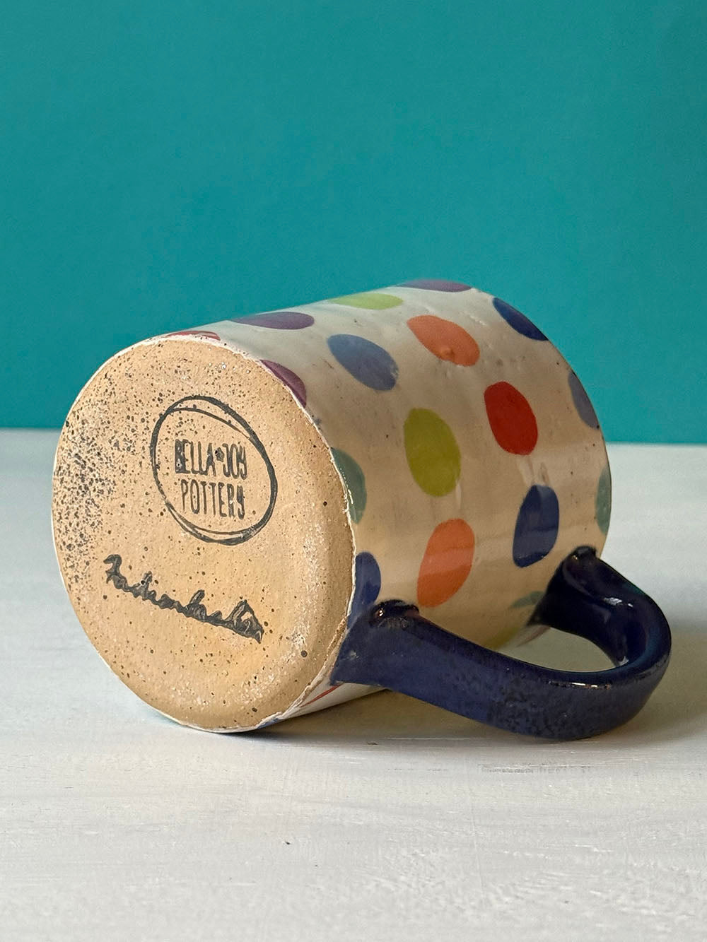 Colorful Polka Dot Mug - MADE TO ORDER