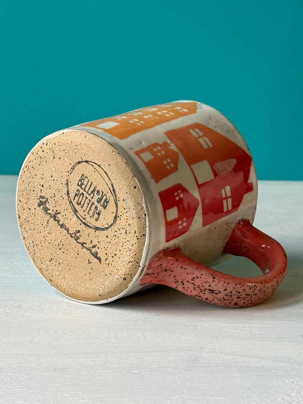 Rainbow Houses Mug - MADE TO ORDER