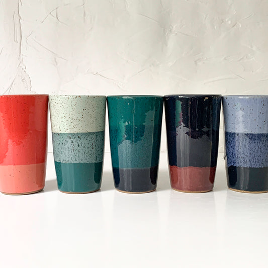 Longer Nights Stoneware Tumbler - Available in Assorted Colors