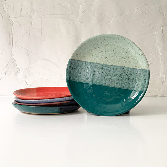 Longer Nights Small Stoneware Plate - Available in Assorted Colors