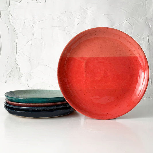 Longer Nights Large Stoneware Plate - Available in Assorted Colors