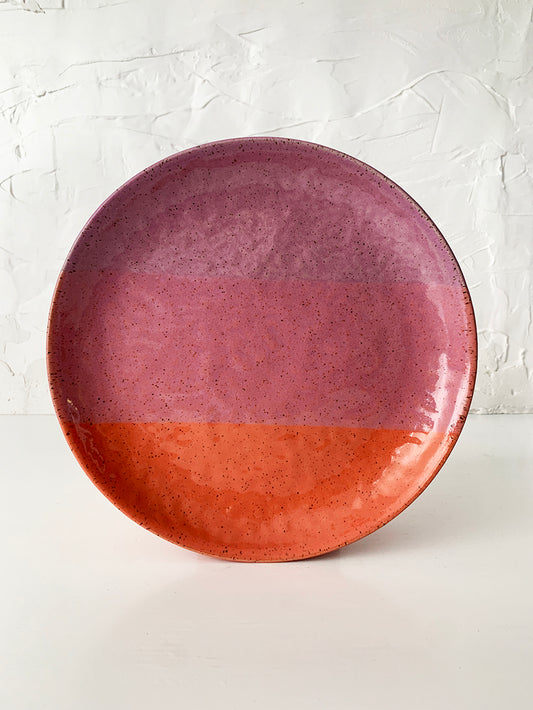NEW - Seasonal Color - Brighter Days Large Stoneware Plate