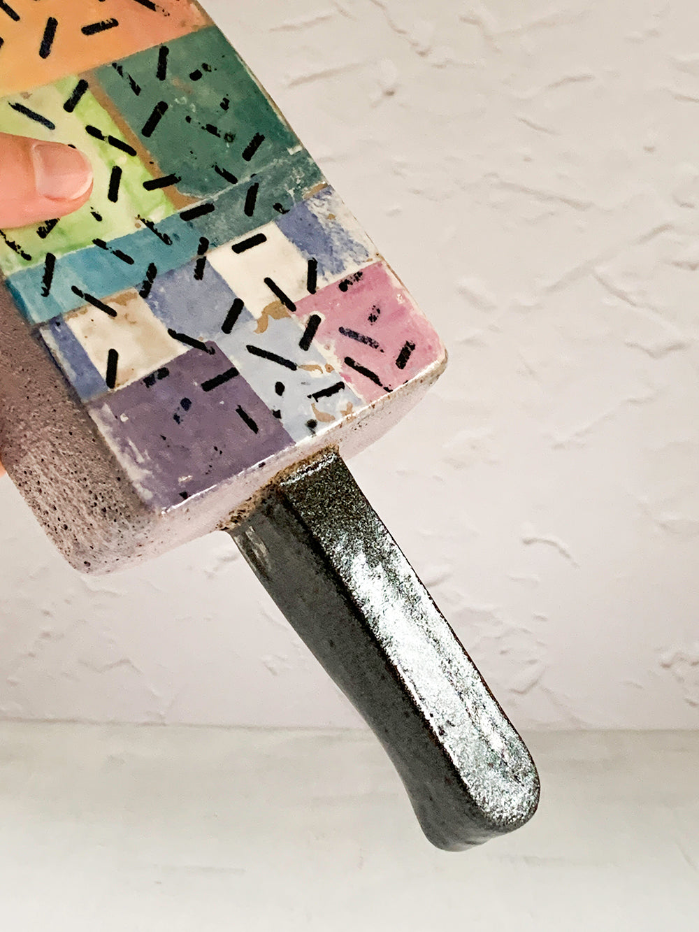 Stoneware Popsicle Vase