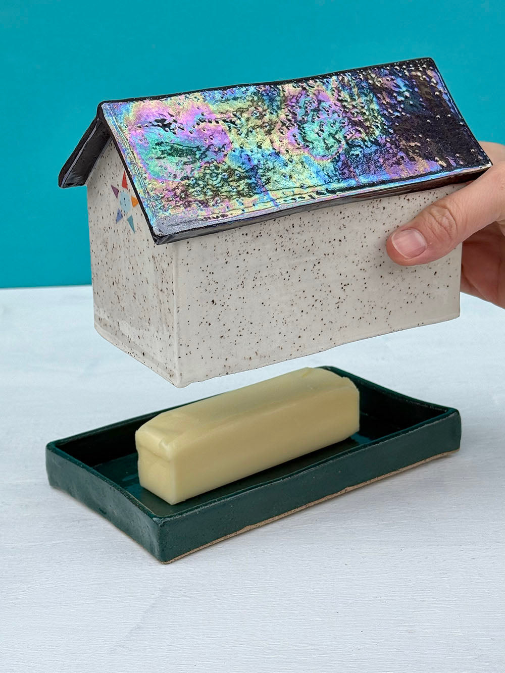 Barn Butter Dish - MADE TO ORDER