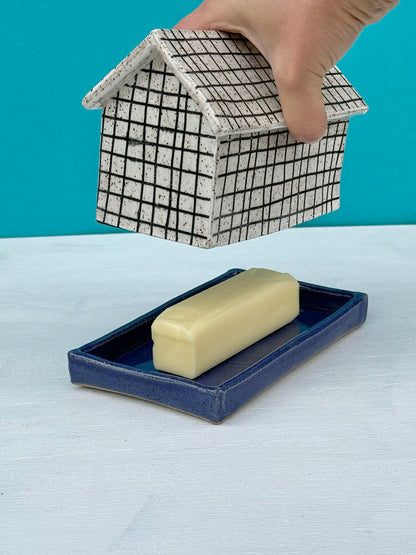 Barn Butter Dish - MADE TO ORDER