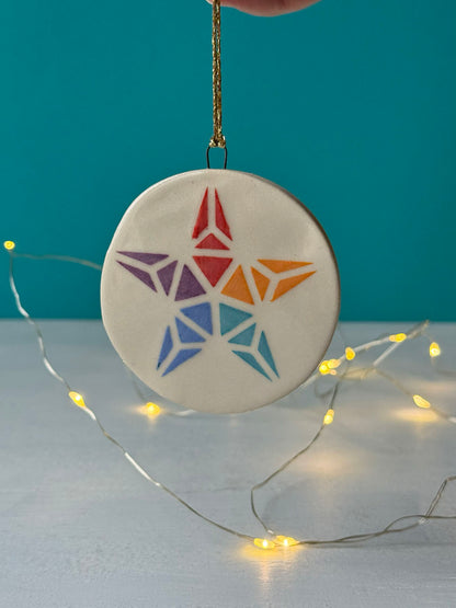 Barn Star Ornament -