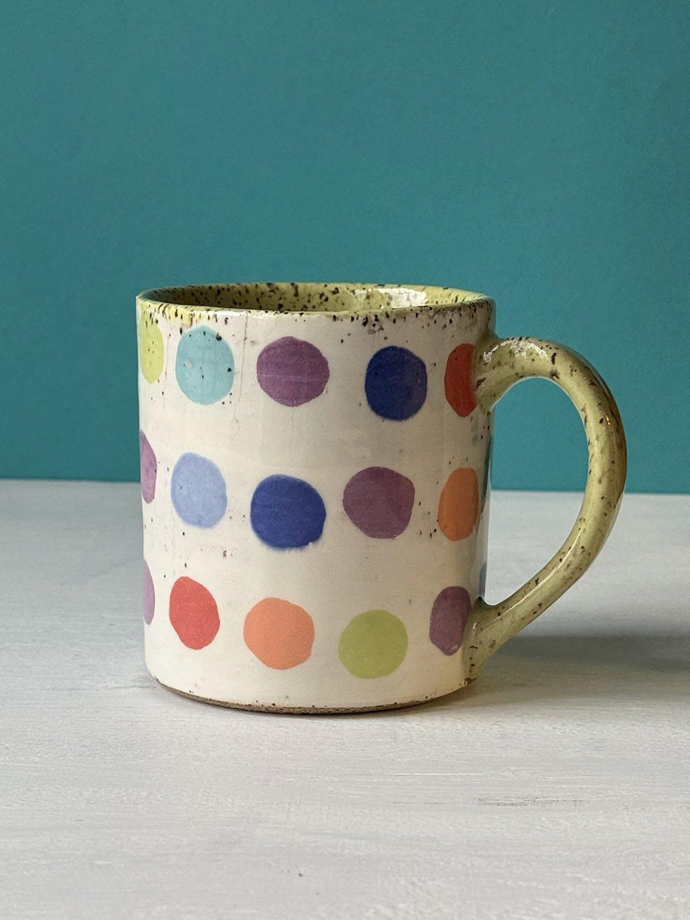 Colorful Polka Dot Mug