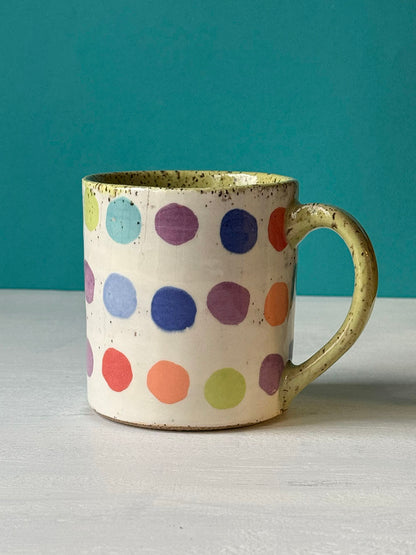 Colorful Polka Dot Mug