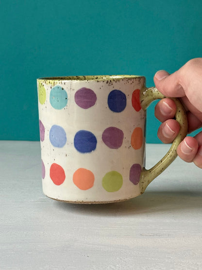 Colorful Polka Dot Mug