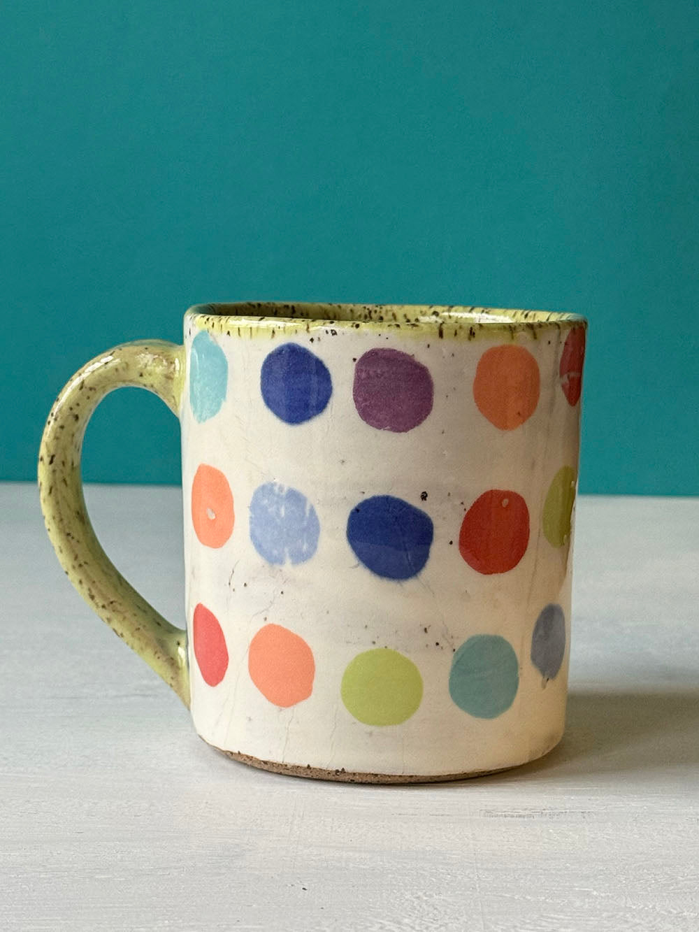 Colorful Polka Dot Mug