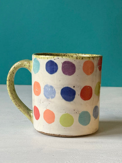 Colorful Polka Dot Mug