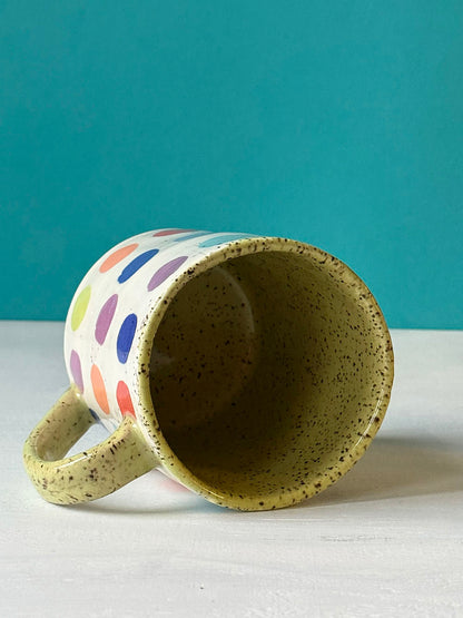 Colorful Polka Dot Mug