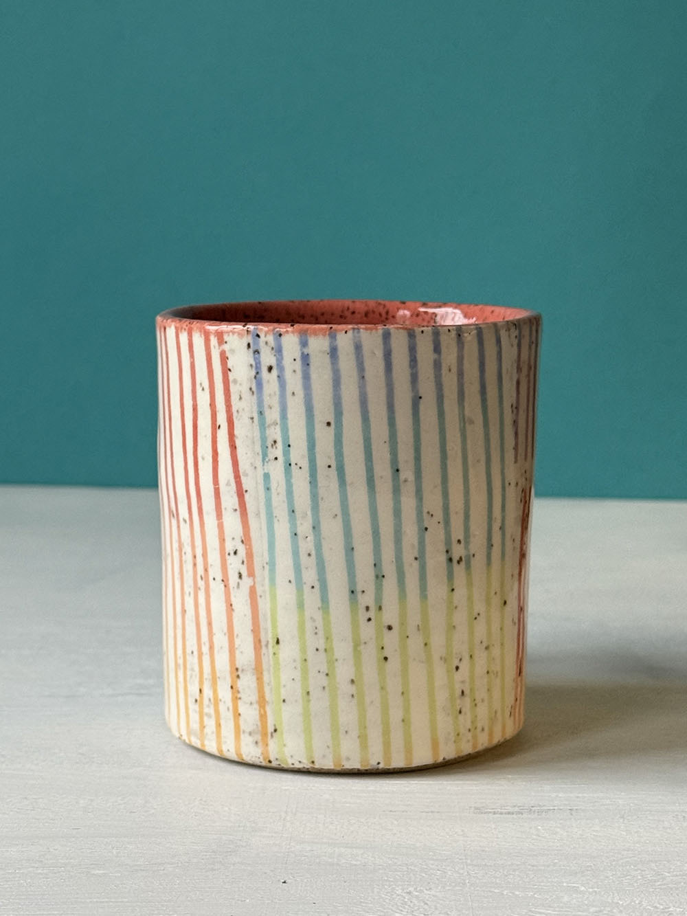 Rainbow Stripe Mug