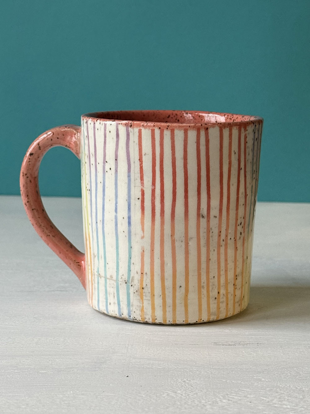Rainbow Stripe Mug