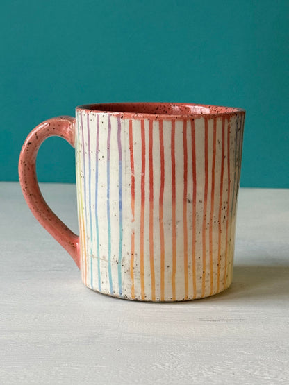 Rainbow Stripe Mug