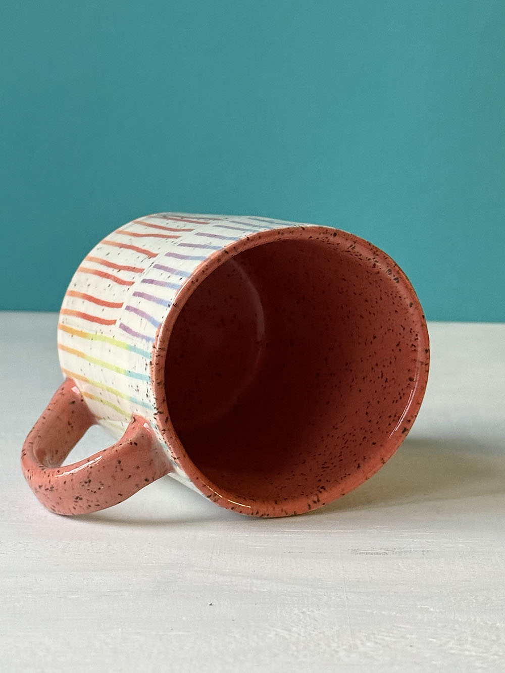Rainbow Stripe Mug