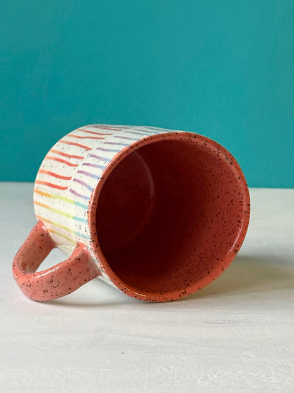 Rainbow Stripe Mug