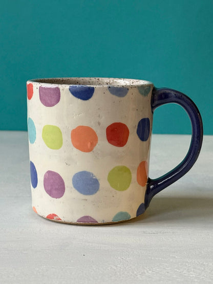 Colorful Polka Dot Mug - MADE TO ORDER