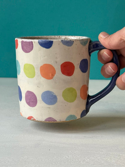 Colorful Polka Dot Mug - MADE TO ORDER