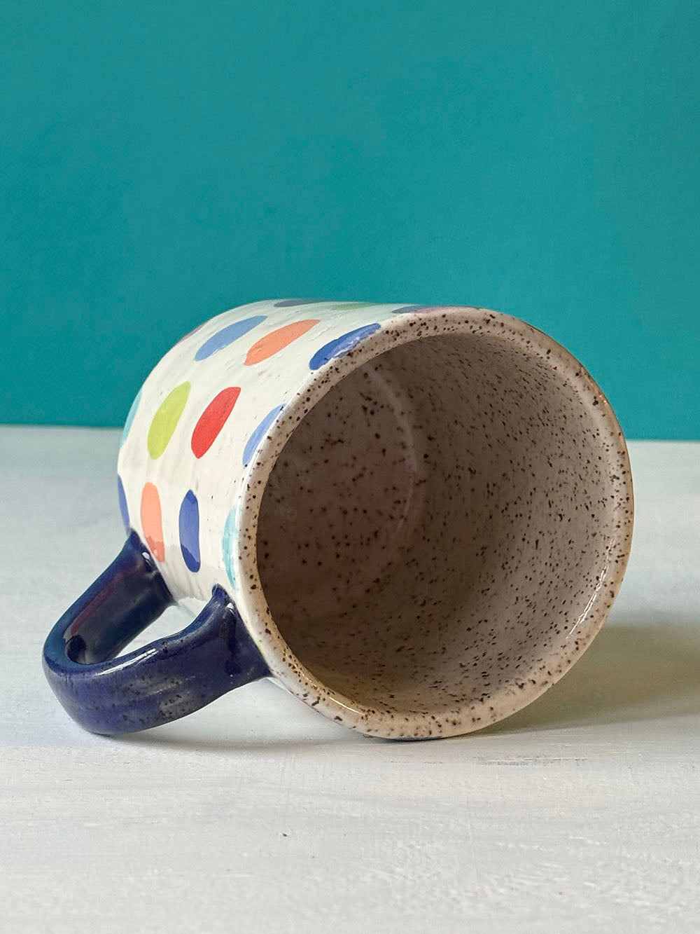 Colorful Polka Dot Mug - MADE TO ORDER