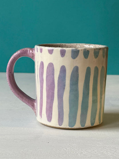 Rainbow Paint Strokes Mug - MADE TO ORDER
