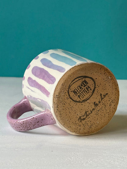 Rainbow Paint Strokes Mug - MADE TO ORDER