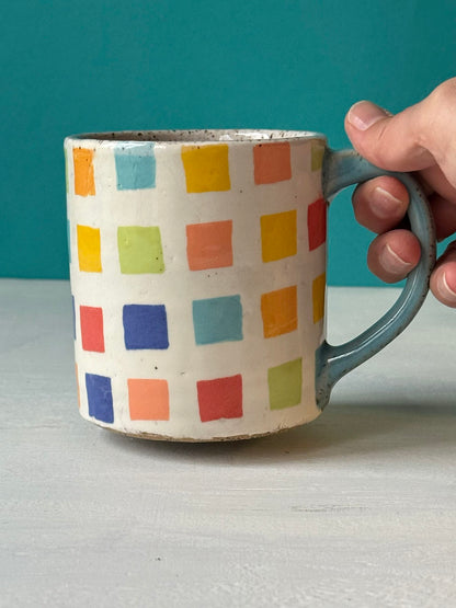 Colorful Square Mug - MADE TO ORDER