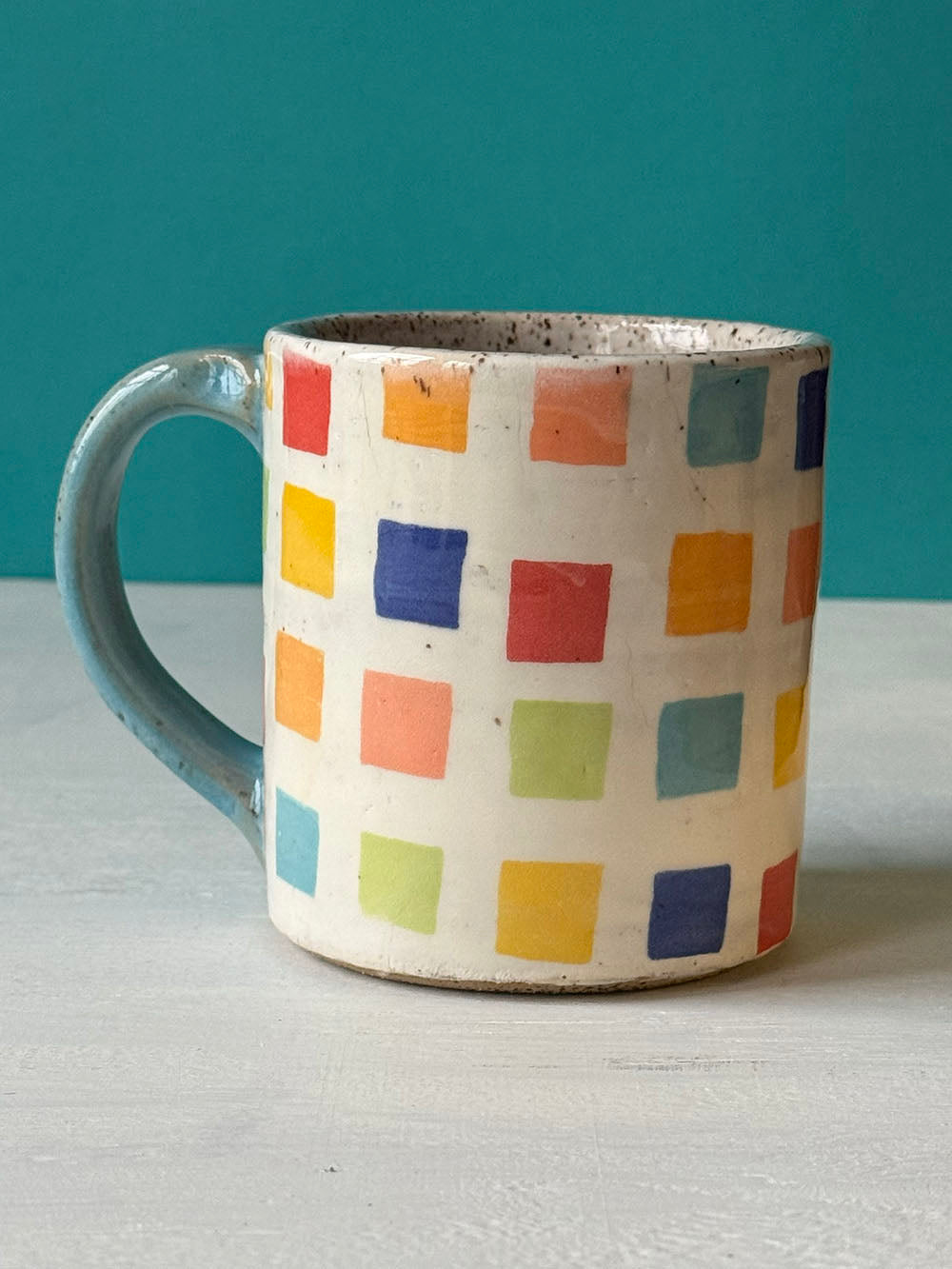 Colorful Square Mug - MADE TO ORDER