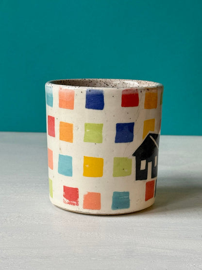 Barn Mug - Colorful Square -MADE TO ORDER