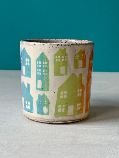 Rainbow Houses Mug - MADE TO ORDER