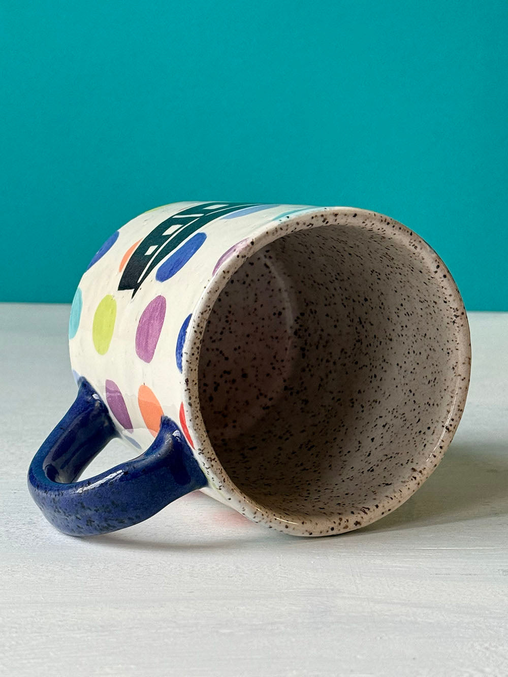 Barn Mug - Colorful Circles - MADE TO ORDER
