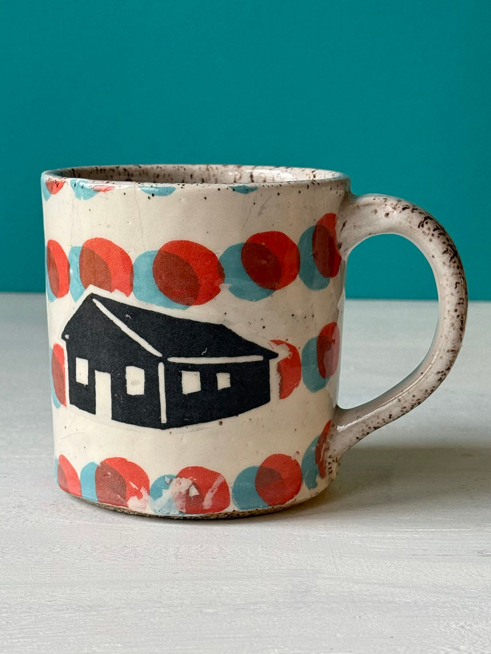 Barn Mug - 3D Circles - MADE TO ORDER