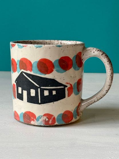Barn Mug - 3D Circles - MADE TO ORDER