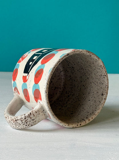 Barn Mug - 3D Circles - MADE TO ORDER