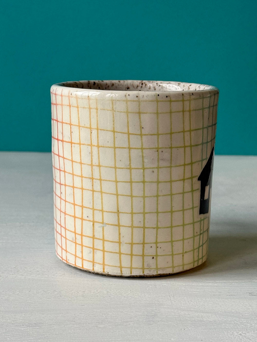 Barn Mug - Rainbow Grid - MADE TO ORDER