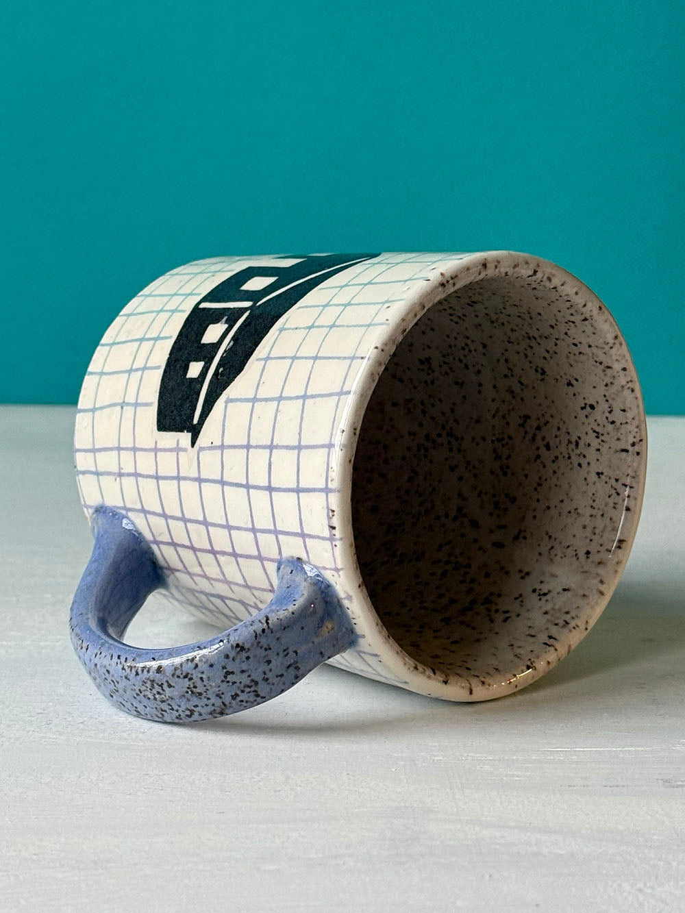 Barn Mug - Rainbow Grid - MADE TO ORDER