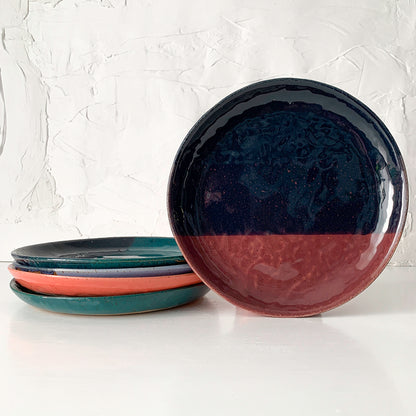WHOLESALE Longer Nights Large Stoneware Plate - Available in Assorted Colors