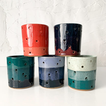 WHOLESALE Longer Nights Stoneware Candle Holders - Available in Assorted Colors