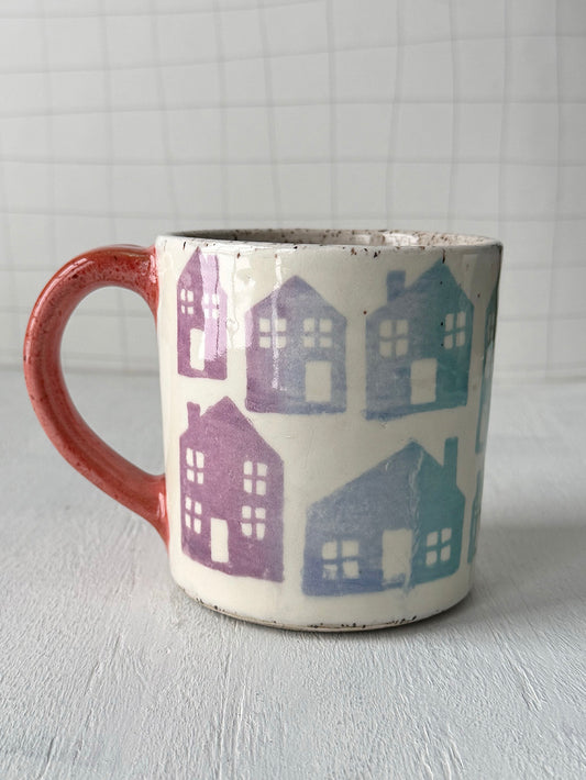 Rainbow Houses Mug