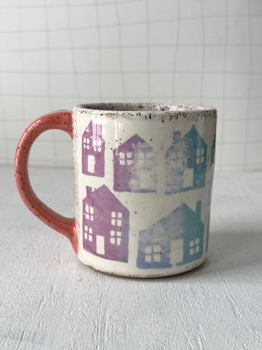 Rainbow Houses Mug