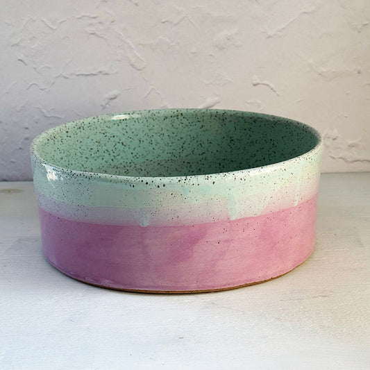 Brighter Days Large Bowl AS A PLANTER- Glaze Defect