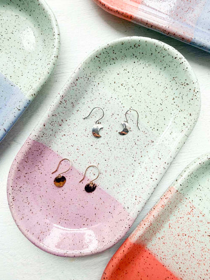 Brighter Days Small Oval Stoneware Tray