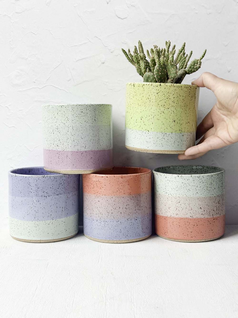 Brighter Days Stoneware Planter