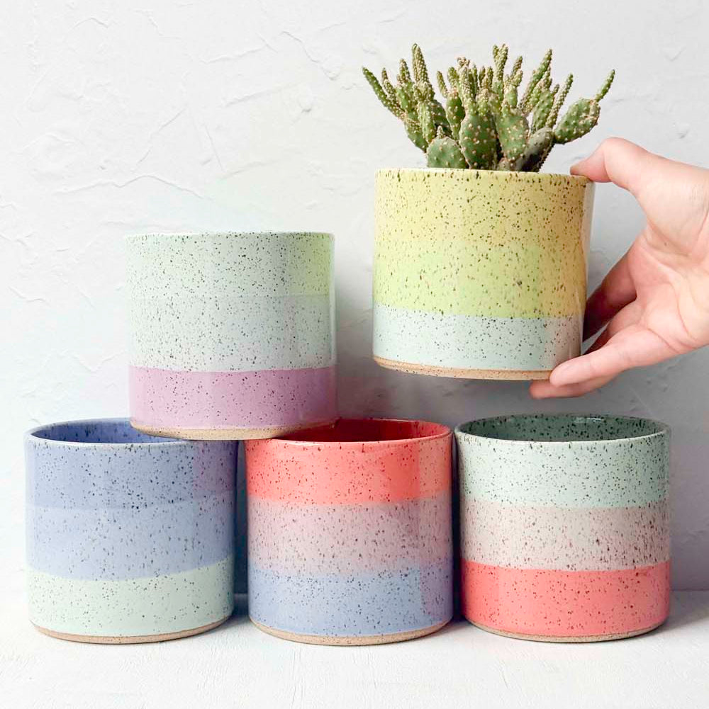 Brighter Days Stoneware Planter
