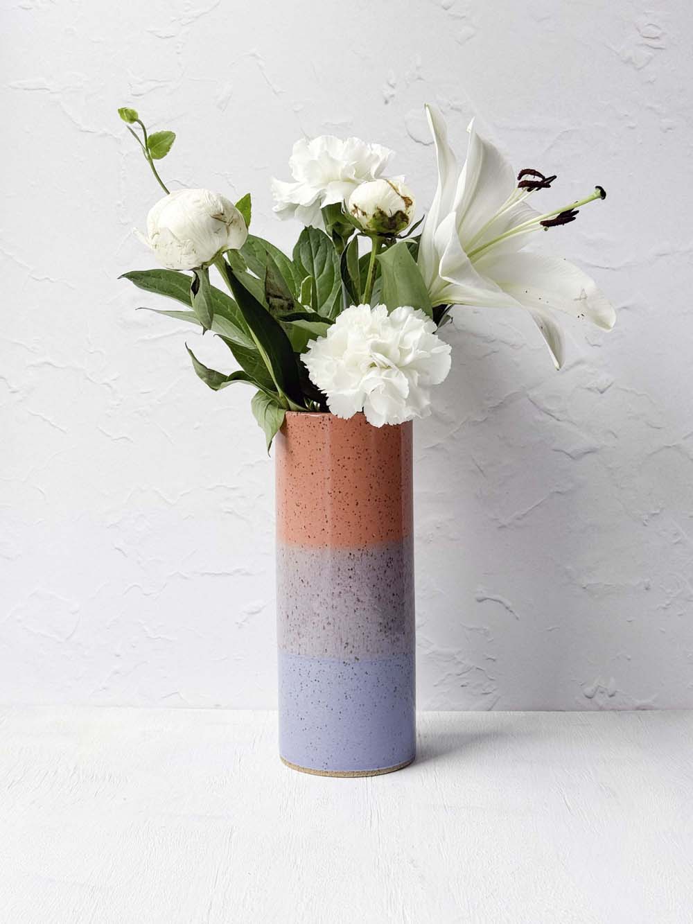Brighter Days Stoneware Bouquet Vase