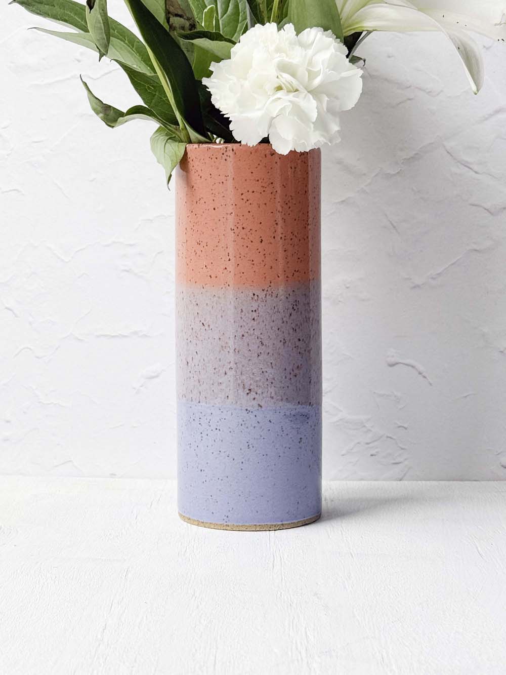 Brighter Days Stoneware Bouquet Vase