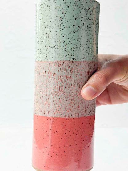 Brighter Days Stoneware Bouquet Vase