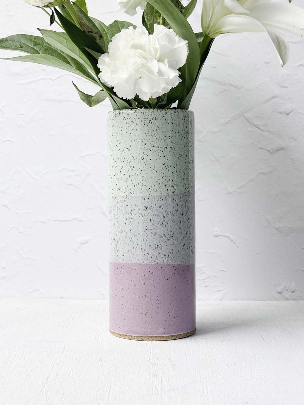 Brighter Days Stoneware Bouquet Vase