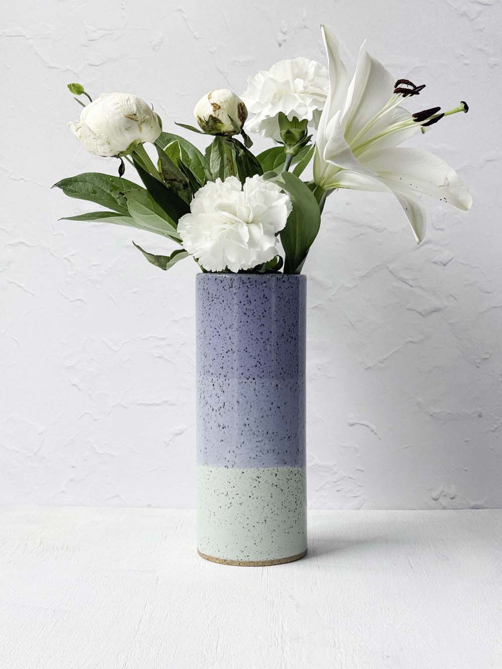 Brighter Days Stoneware Bouquet Vase