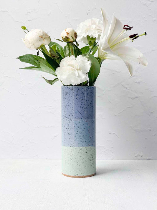 Brighter Days Stoneware Bouquet Vase